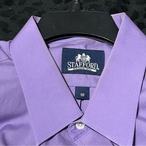 Stafford Men's Lavender Dress Shirt